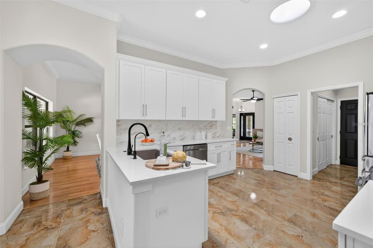 Renovated kitchen, 91 Ethan Allen Drive