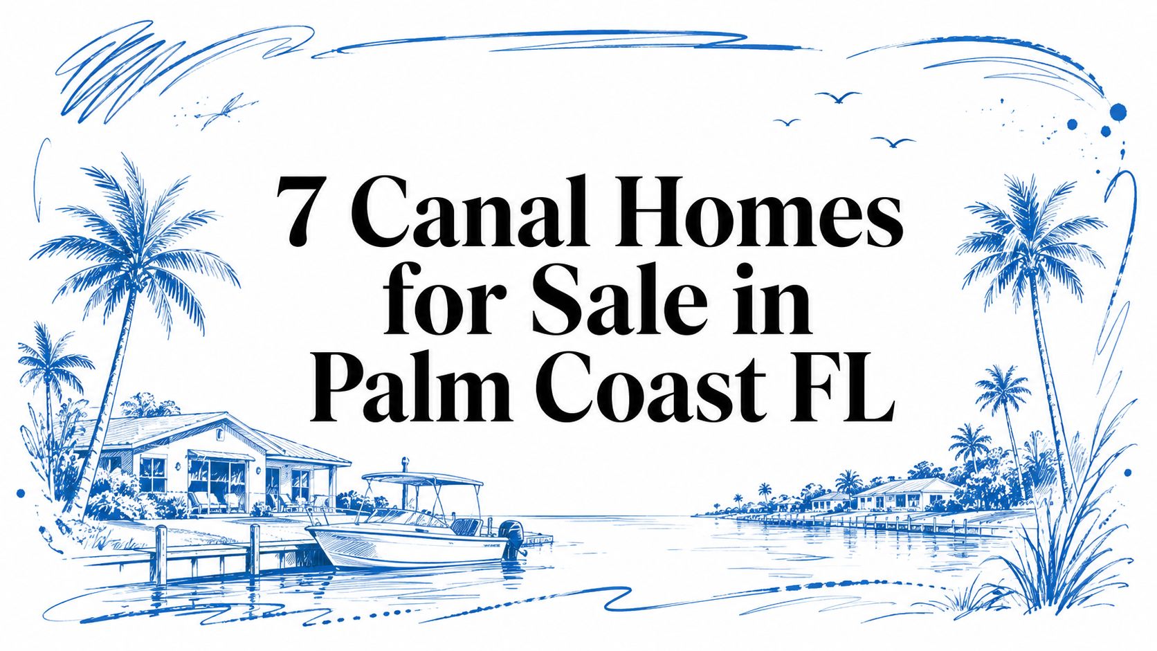 7 Canal Homes for Sale in Palm Coast FL