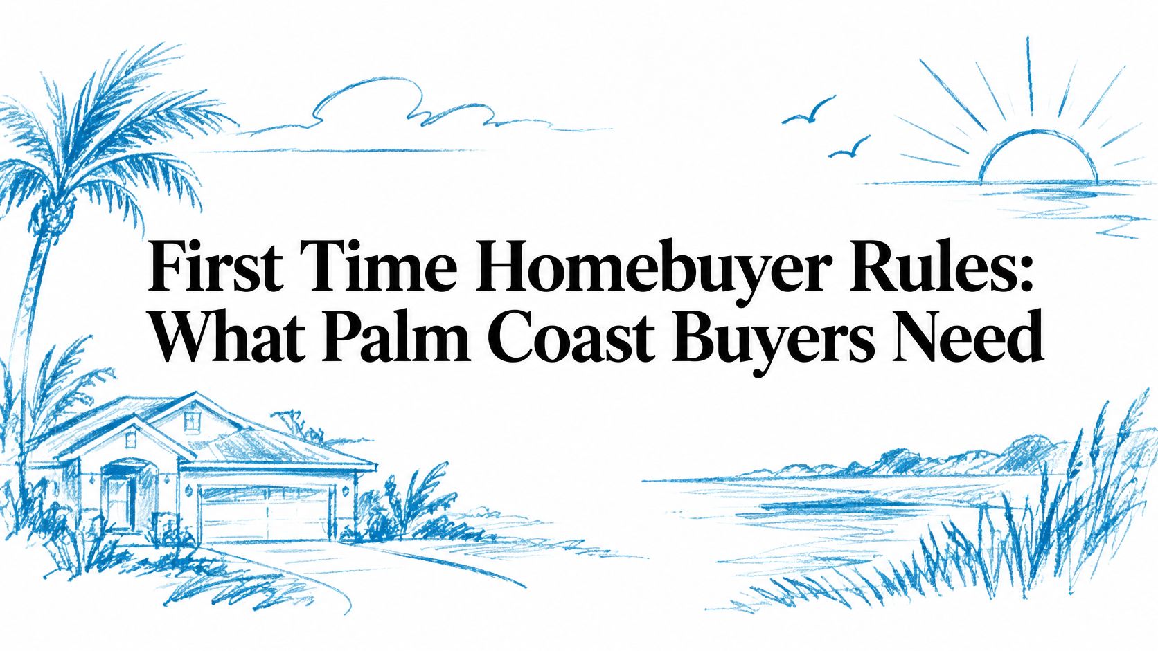 First Time Homebuyer Rules: What Palm Coast Buyers Need