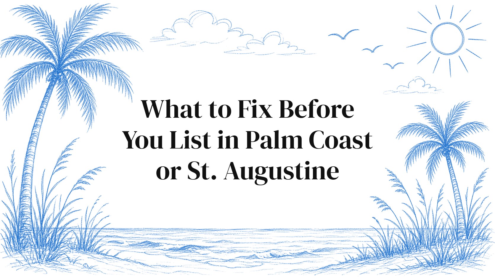 What to Fix Before You List in Palm Coast or St. Augustine